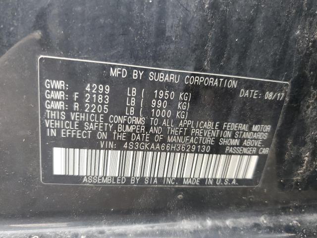 2017 SUBARU IMPREZA - 4S3GKAA66H3629130