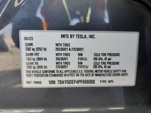 2023 TESLA MODEL Y 7SAYGDEF4PF866088