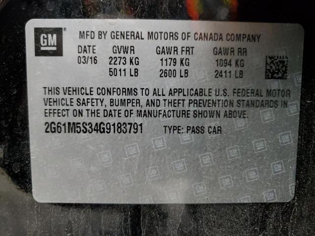 2016 CADILLAC XTS LUXURY - 2G61M5S34G9183791