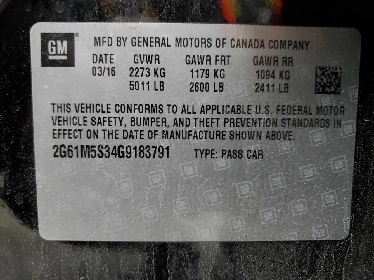 CADILLAC XTS LUXURY COLLECTION