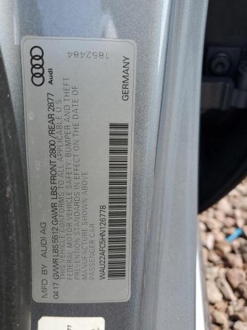 2017 AUDI A7 PRESTIG - WAU22AFC5HN126778