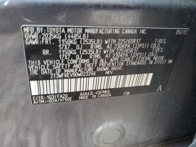 2013 TOYOTA RAV4 XLE - 2T3WFREV9DW023246