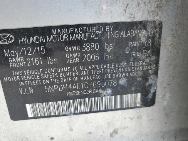 2016 HYUNDAI ELANTRA SE - 5NPDH4AE1GH695078