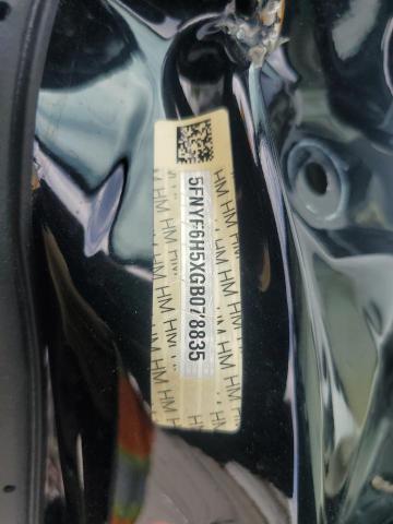 2016 HONDA PILOT EXL 5FNYF6H5XGB078835
