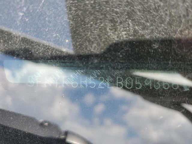 2020 HONDA PILOT EXL #3316622486