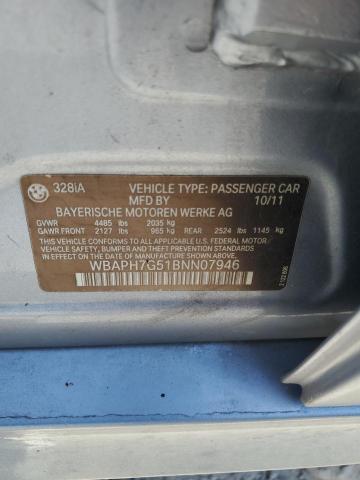 2011 BMW 328 I - WBAPH7G51BNN07946