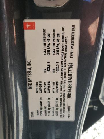 2018 TESLA MODEL 3 - 5YJ3E1EA2JF077624