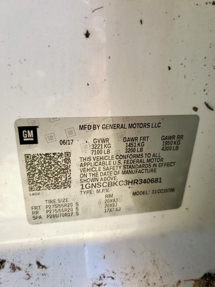 CHEVROLET TAHOE C1500 LT