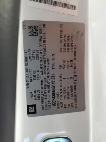 2016 CHEVROLET COLORADO 1GCHSBEA4G1101671