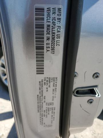 2021 JEEP CHEROKEE LATITUDE PLUS 1C4PJLLBXMD223977