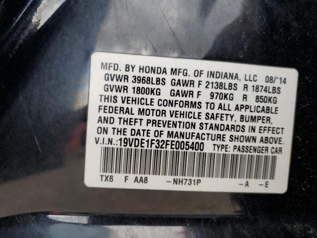 2015 ACURA ILX 20 19VDE1F32FE005400