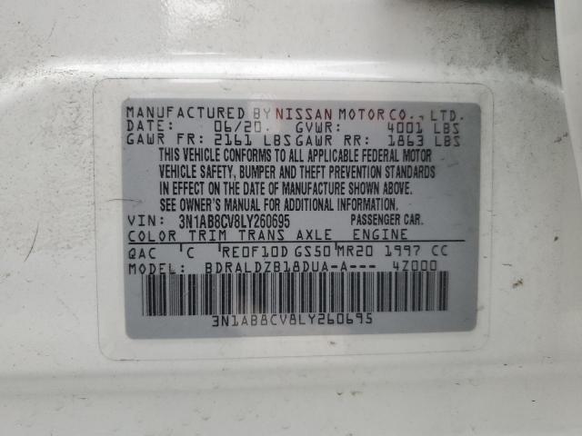 2020 NISSAN SENTRA SV - 3N1AB8CV8LY260695
