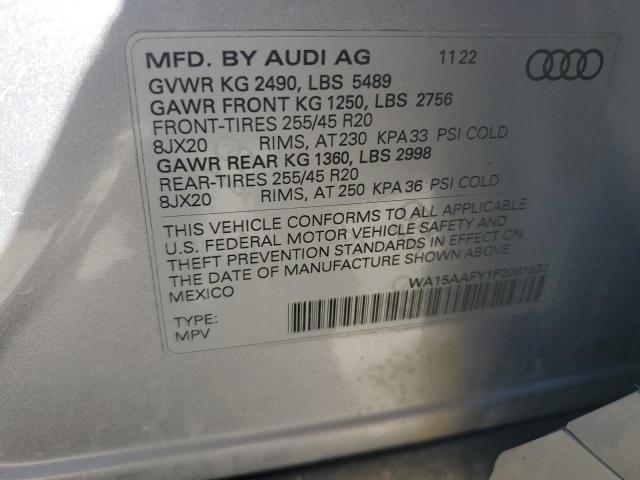 2023 AUDI Q5 SPORTBA WA15AAFY1P2061632