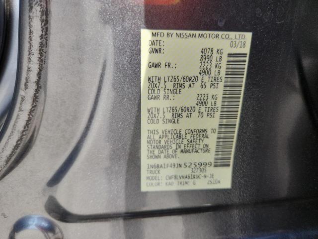 2018 NISSAN TITAN XD S 1N6BA1F49JN525999
