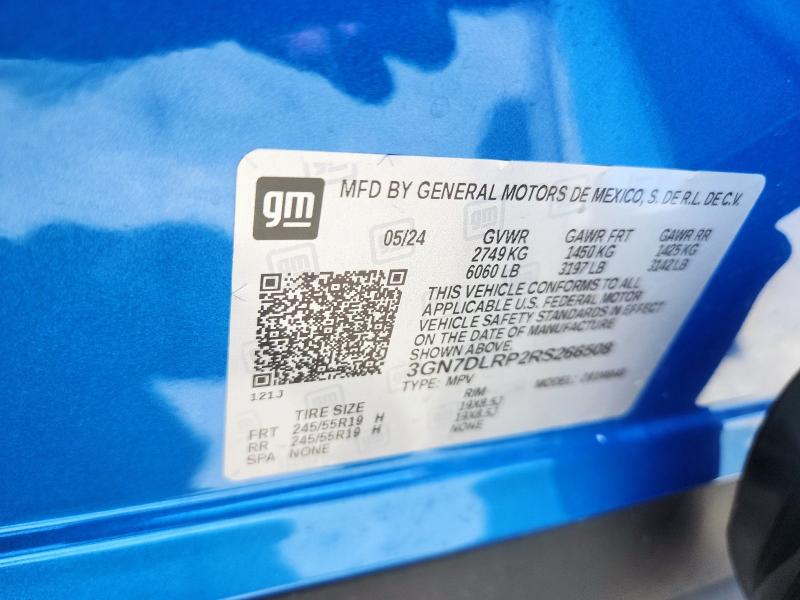 2024 CHEVROLET EQUINOX 2L 3GN7DLRP2RS266508