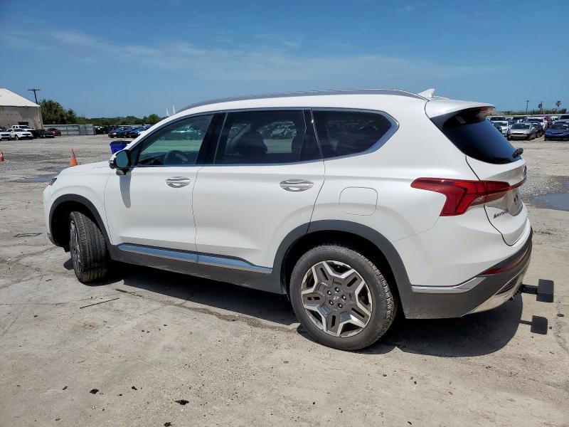 HYUNDAI SANTA FE L 2022 white  hybrid engine KM8S5DA16NU052530 photo #3