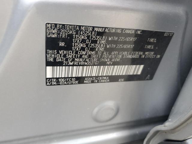 2017 TOYOTA RAV4 XLE - 2T3WFREV8HW352767