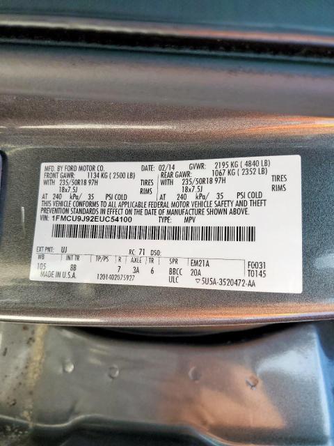 2014 FORD ESCAPE TITANIUM - 1FMCU9J92EUC54100