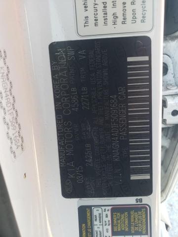2015 KIA OPTIMA HYB KNAGN4AD1F5091684