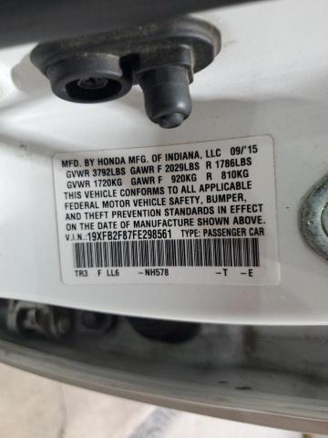 2015 HONDA CIVIC EX 19XFB2F87FE298561