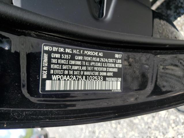 2018 PORSCHE PANAMERA 4 WP0AA2A75JL102533