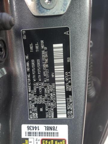 2019 TOYOTA SEQUOIA LI 5TDJY5G13KS173066