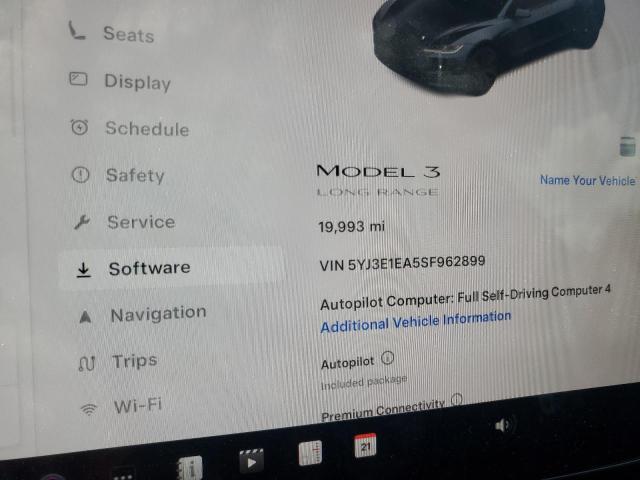2025 TESLA MODEL 3 5YJ3E1EA5SF962899
