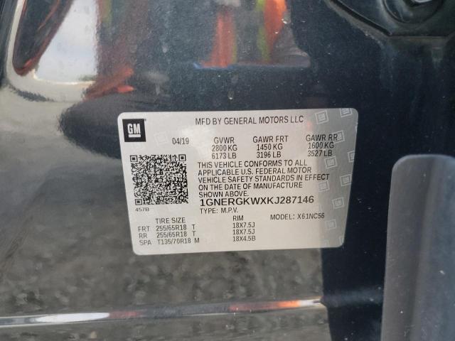 2019 CHEVROLET TRAVERSE L 1GNERGKWXKJ287146