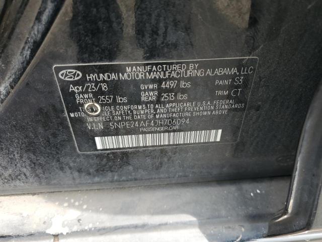 2018 HYUNDAI SONATA SE - 5NPE24AF4JH706094