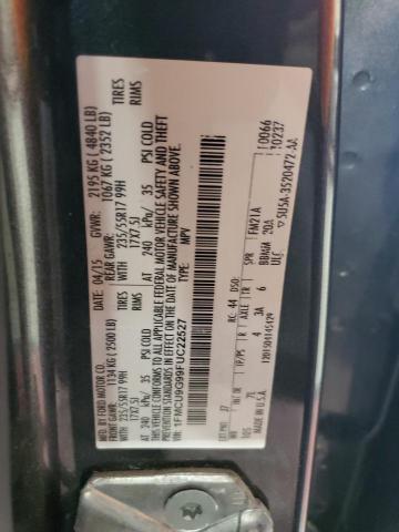 2015 FORD ESCAPE SE - 1FMCU9G99FUC22527