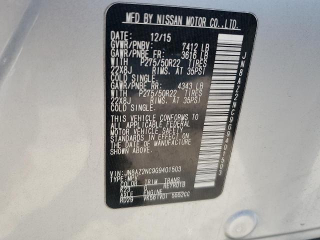 2016 INFINITI QX80 - JN8AZ2NC9G9401503