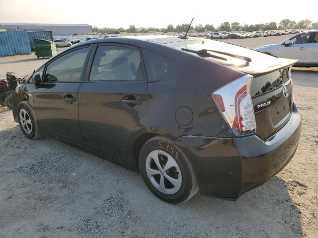 TOYOTA PRIUS 2013 black  hybrid engine JTDKN3DU7D1686109 photo #3