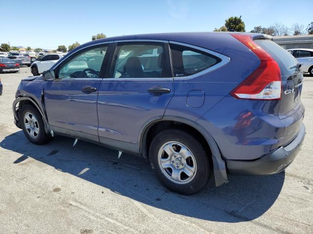HONDA CR-V LX 2012 blue  gas 5J6RM3H39CL027397 photo #3