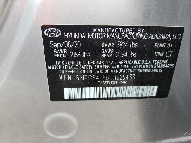 2020 HYUNDAI ELANTRA SE - 5NPD84LF8LH625433