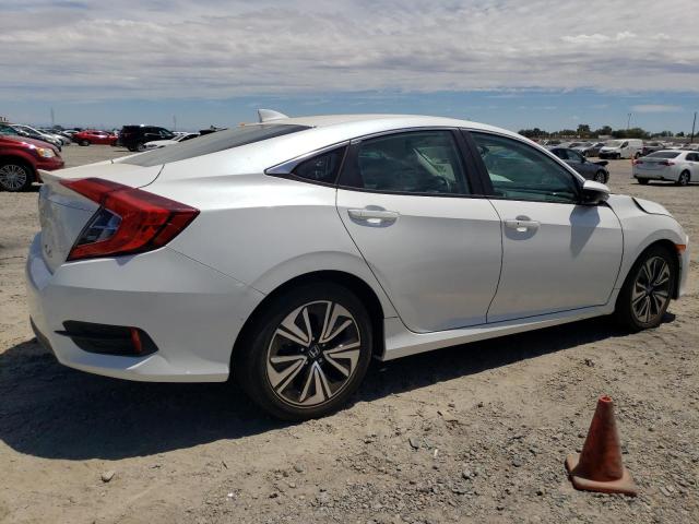 HONDA CIVIC EXL 2017 white sedan 4d gas 19XFC1F74HE209451 photo #4