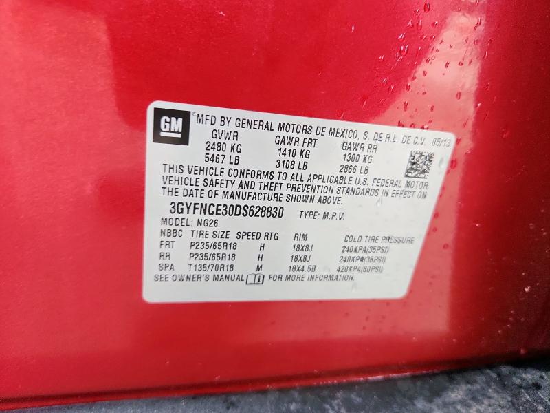 2013 CADILLAC SRX LUXURY - 3GYFNCE30DS628830
