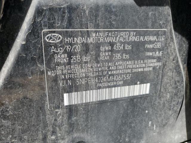 2021 HYUNDAI SONATA LIMITED 5NPEH4J24MH067537