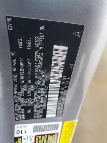 2016 TOYOTA SIENNA LE - 5TDKK3DCXGS714332