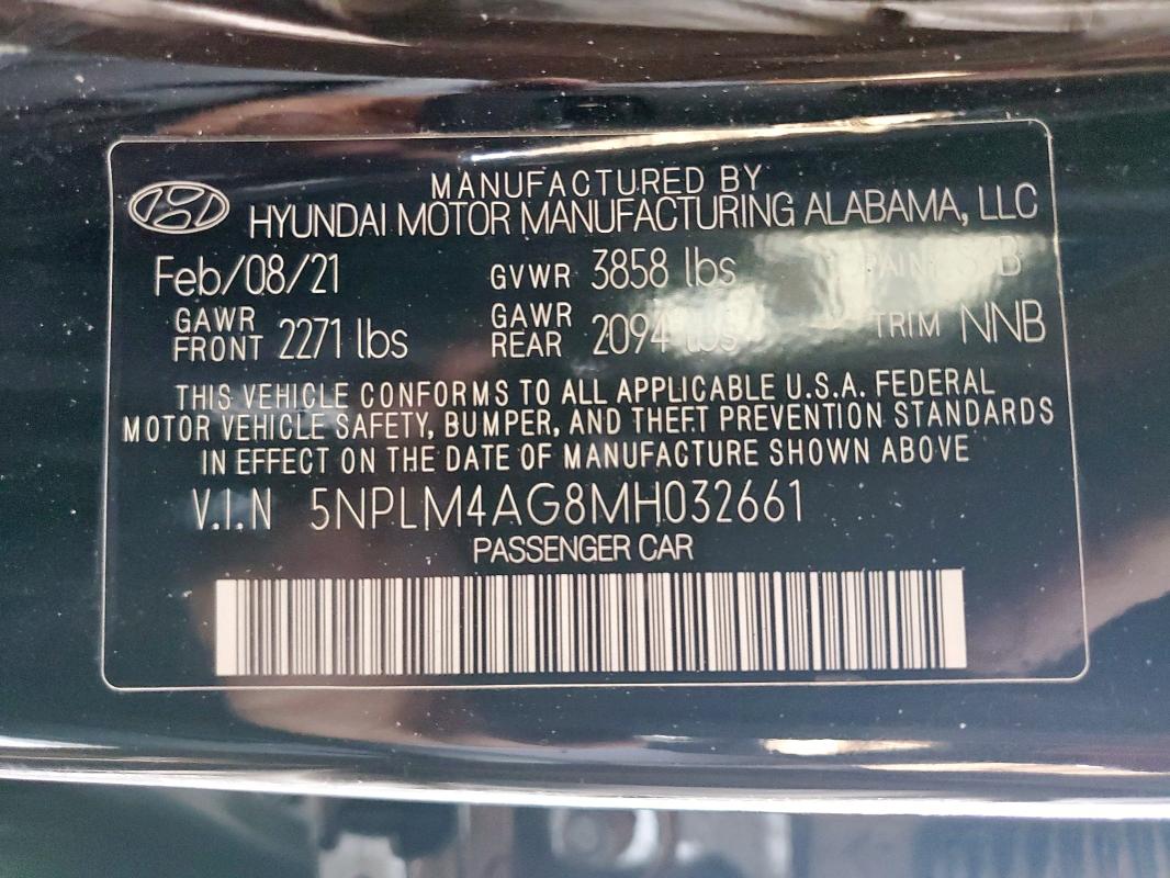 2021 HYUNDAI ELANTRA SE 5NPLM4AG8MH032661