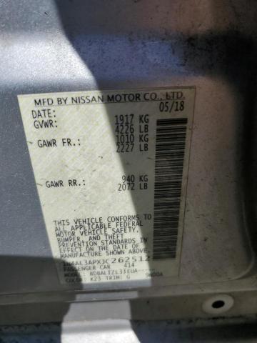 2018 NISSAN ALTIMA 2.5 - 1N4AL3APXJC262512