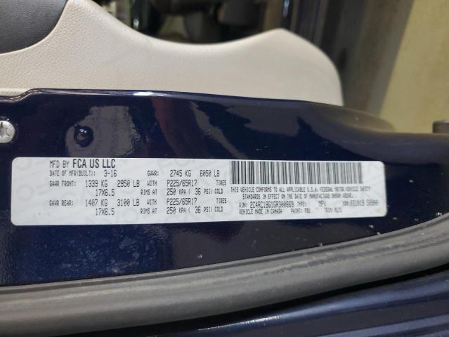 2016 CHRYSLER TOWN & COU - 2C4RC1BG1GR300869