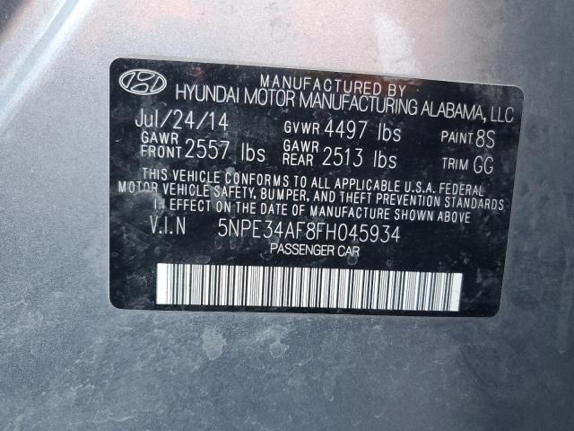 2015 HYUNDAI SONATA SPORT 5NPE34AF8FH045934