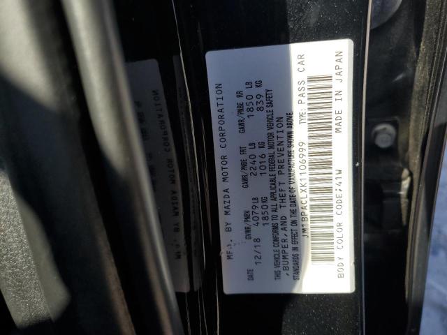 2019 MAZDA 3 PREFERRE JM1BPACLXK1106999
