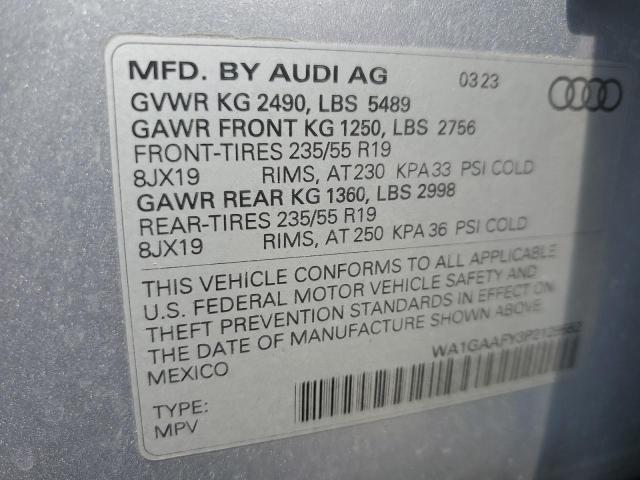2023 AUDI Q5 PREMIUM WA1GAAFY3P2129552