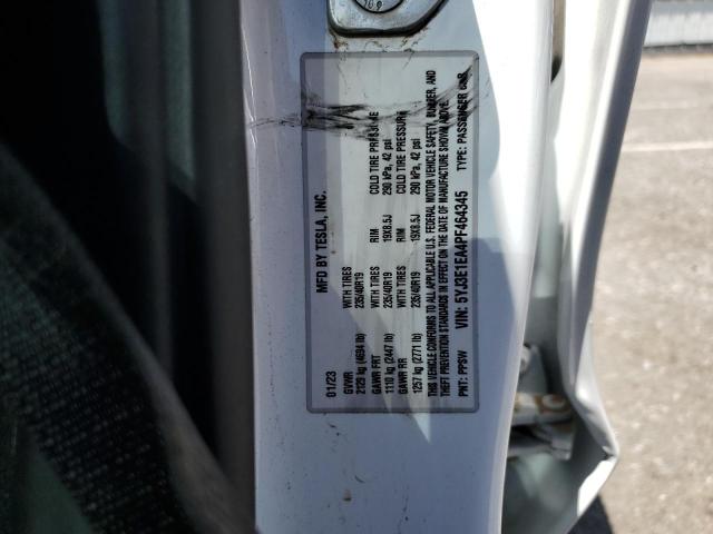 2023 TESLA MODEL 3 5YJ3E1EA4PF464345