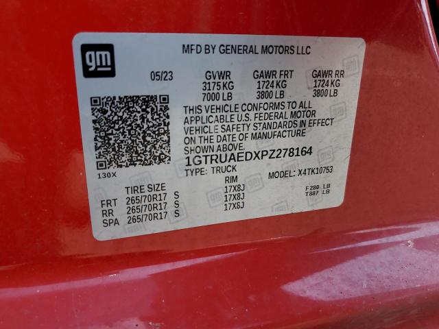 2023 GMC SIERRA K15 1GTRUAEDXPZ278164