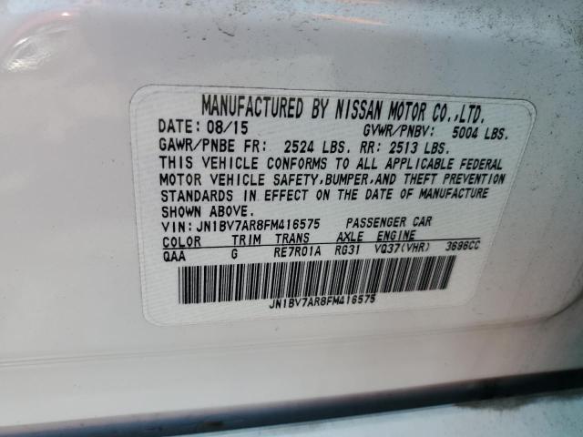 2015 INFINITI Q50 BASE JN1BV7AR8FM416575