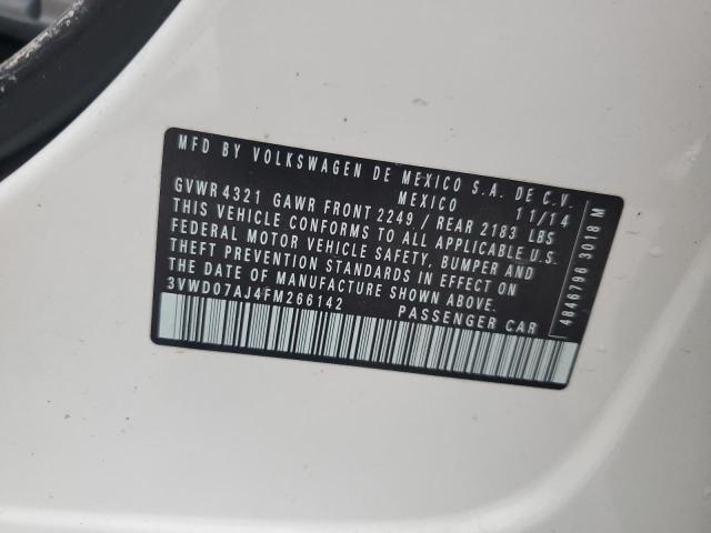 2015 VOLKSWAGEN JETTA SE - 3VWD07AJ4FM266142