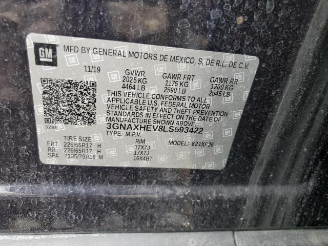 2020 CHEVROLET EQUINOX LS - 3GNAXHEV8LS593422
