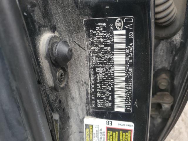 2013 TOYOTA COROLLA BA - 2T1BU4EE9DC995379